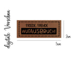 Set Kunstlederlabel, Lederlabel, PU, Kunstleder-Label, braun, Faultier, Label, weich, flexibel
